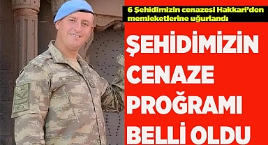 Şehidimizin cenaze programı belli oldu
