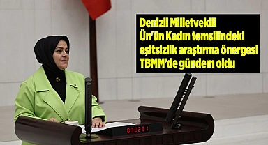 Ün'ün Kadın temsilindeki eşitsizlik araştırma önergesi TBMM’de gündem oldu 
