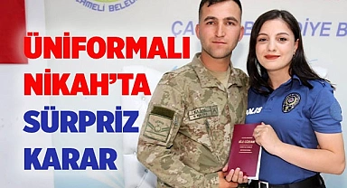 Üniformalı nikah tartışmasının taşındığı yargıdan sürpriz karar çıktı