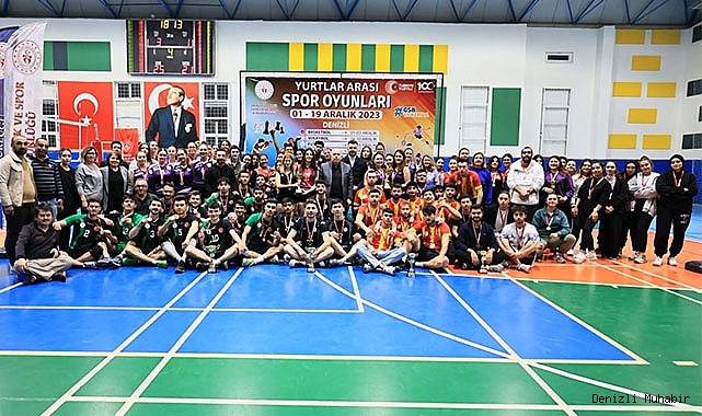 Yurtlarda filenin şampiyonları belli oldu