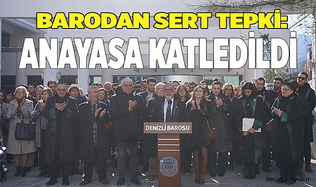 BARODAN SERT TEPKİ: ANAYASA KATLEDİLDİ