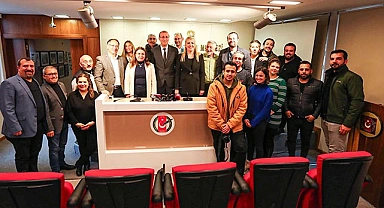BAŞKAN DOĞAN GAZETECİLER CEMİYETİ’Nİ ZİYARET ETTİ