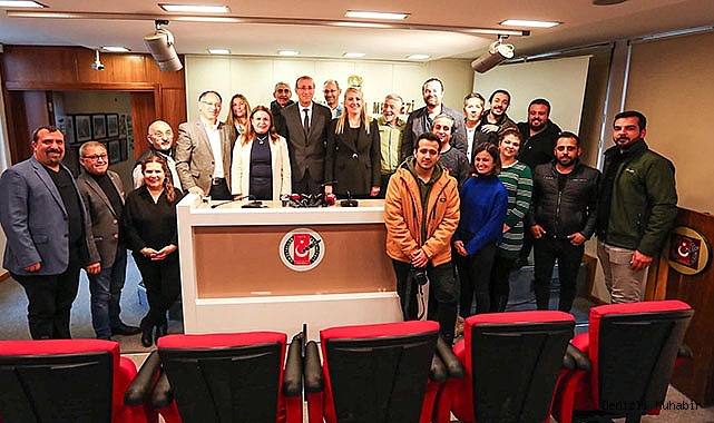 BAŞKAN DOĞAN GAZETECİLER CEMİYETİ’Nİ ZİYARET ETTİ