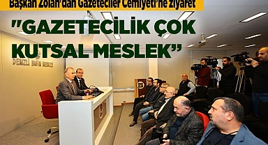 Başkan Zolan'dan Gazeteciler Cemiyeti’ne ziyaret