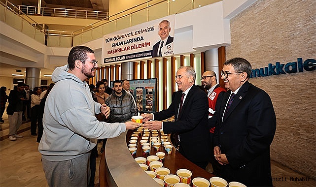 Başkan Zolan’dan üniversite öğrencilerine jest