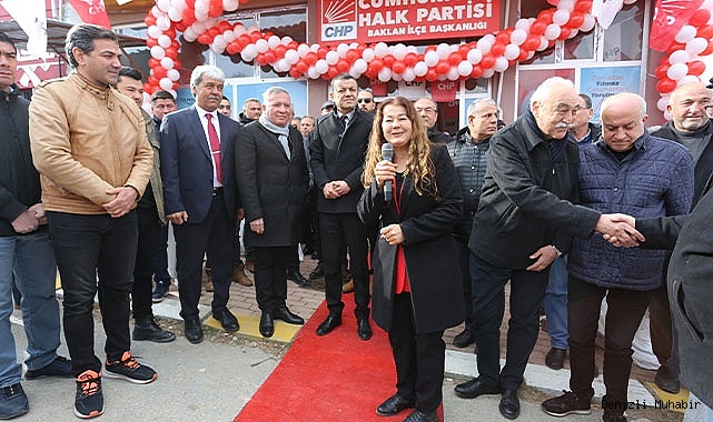 CHP Baklan Belediye Başkan Adayı Nail Şaşmaz Seçim Koordinasyon Merkezini Açtı