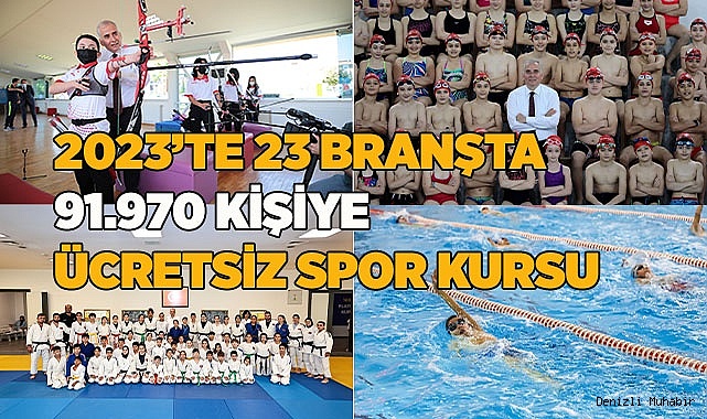 Denizli Büyükşehir Belediyesi geleceğin sporcularını yetiştiriyor