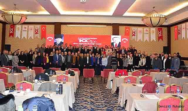 DENİZLİ’DE “CUMHURİYETİMİZİN 100. YILI SİVİL TOPLUM BULUŞMALARI ÇALIŞTAYI” GERÇEKLEŞTİRİLDİ