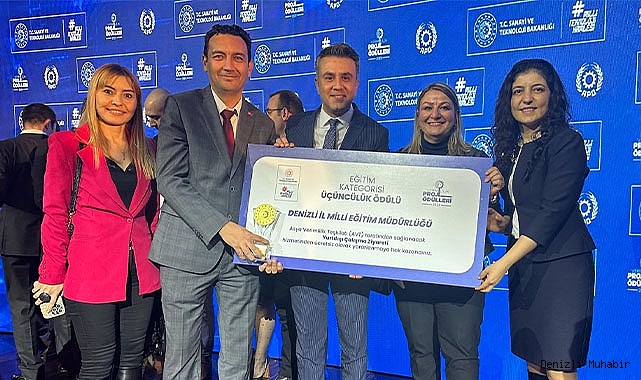 Denizli Milli Eğitim  "Verimliliğin Şampiyonları" Arasında Yerini Aldı