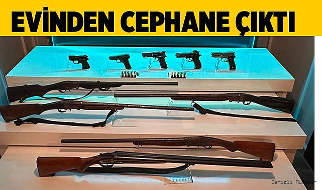 Evinden cephane çıktı