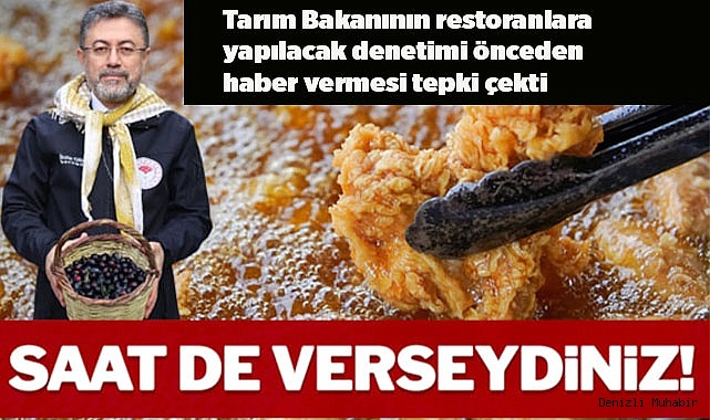 Fast food restoranlarına kızartma yağ denetimi yapılacak