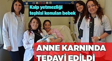 Kalpte ritim bozukluğu, anne karnında tedavi edildi
