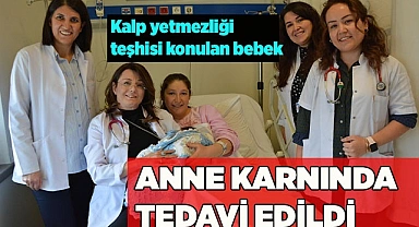 Kalpte ritim bozukluğu, anne karnında tedavi edildi
