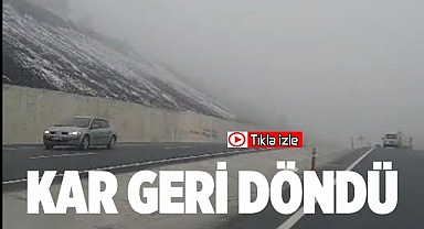 KAR GERİ DÖNDÜ