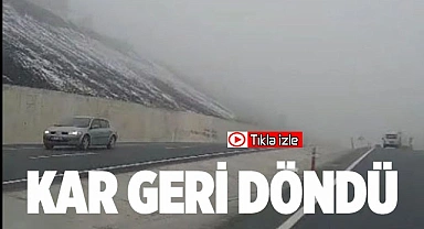 KAR GERİ DÖNDÜ