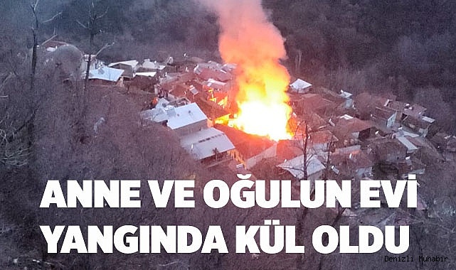 Kış günü evsiz kaldılar