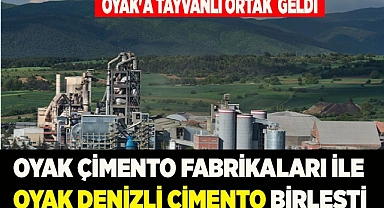 OYAK ÇİMENTO FABRİKALARI İLE OYAK DENİZLİ ÇİMENTO BİRLEŞTİ