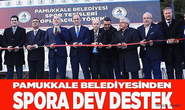 PAMUKKALE BELEDİYESİNDEN SPORA DEV DESTEK