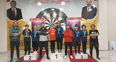 PAMUKKALE BELEDİYESPORLU DARTÇILARDAN 18 MADALYA