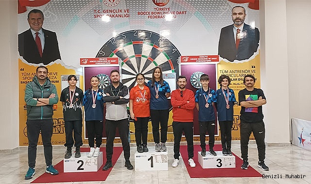 PAMUKKALE BELEDİYESPORLU DARTÇILARDAN 18 MADALYA