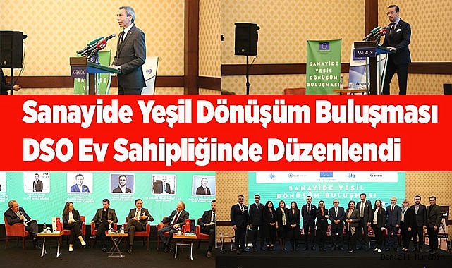 Sanayide Yeşil Dönüşüm Buluşması DSO Ev Sahipliğinde Düzenlendi