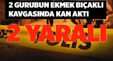 Sokak ortasındaki kavgada 2 kişi yaralandı