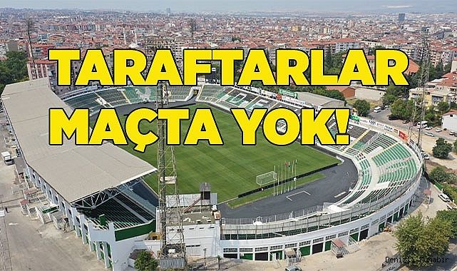 TARAFTARLAR MAÇA GİREMEYECEK!