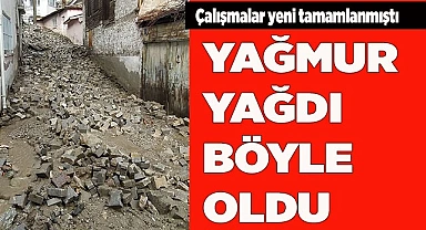 YAĞMUR YAĞDI BÖYLE OLDU