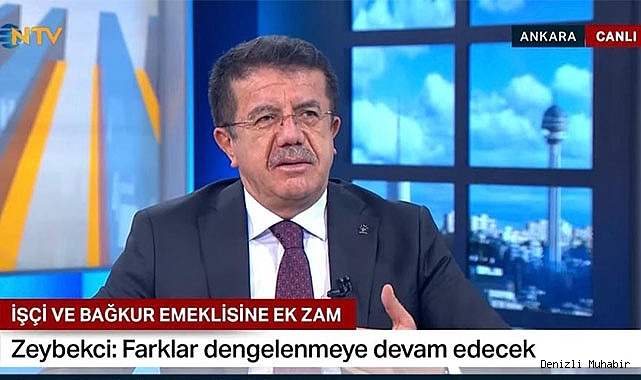 Zeybekci, NTV Özel Yayını'nda soruları yanıtladı.