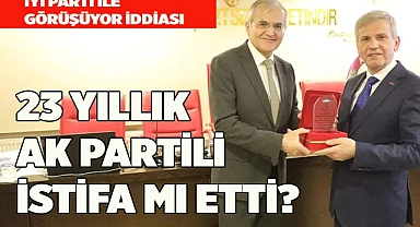 23 YILLIK AK PARTİLİ İSTİFA MI ETTİ?