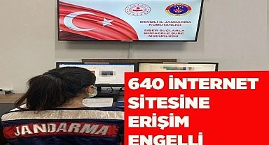 640 internet sitesine erişim engelli