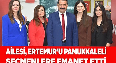 AİLESİ, ERTEMUR’U PAMUKKALELİ SEÇMENLERE EMANET ETTİ
