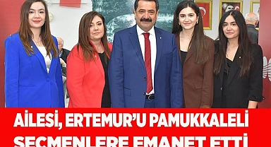 AİLESİ, ERTEMUR’U PAMUKKALELİ SEÇMENLERE EMANET ETTİ