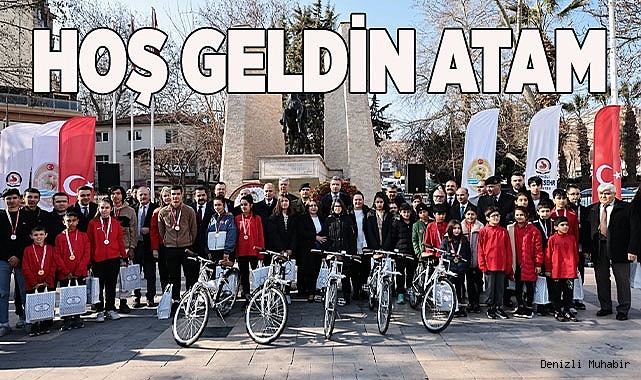 Atatürk'ün Denizli'ye gelişinin 93. yıldönümü anıldı