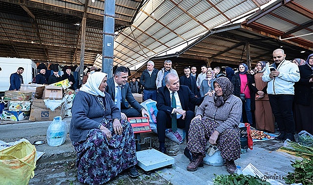 Başkan Zolan Serinhisar’da hemşehrileriyle kucaklaştı