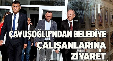 BELEDİYE ÇALIŞANLARINA ZİYARET