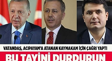 Bu tayini durdurun