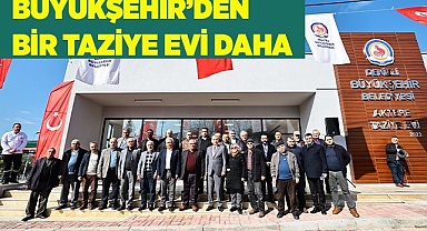 Büyükşehir’den bir taziye evi daha