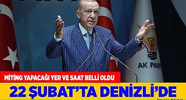 Cumhurbaşkanı Erdoğan, Denizli'ye geliyor