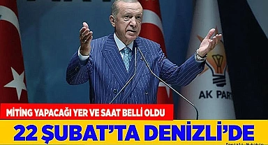 Cumhurbaşkanı Erdoğan, Denizli'ye geliyor