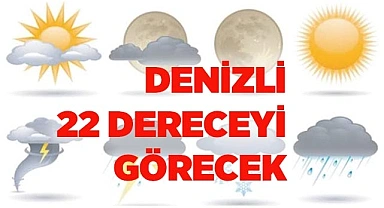 DENİZLİ 22 DERECEYİ GÖRECEK