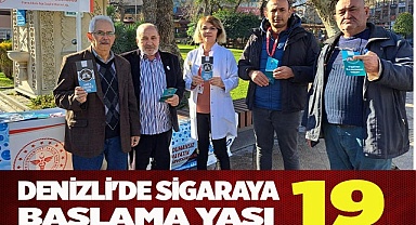 Denizli'de sigaraya başlama yaşı 19 olarak belirlendi