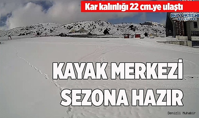 DENİZLİ’YE YAĞMUR, YÜKSEKLERE KAR