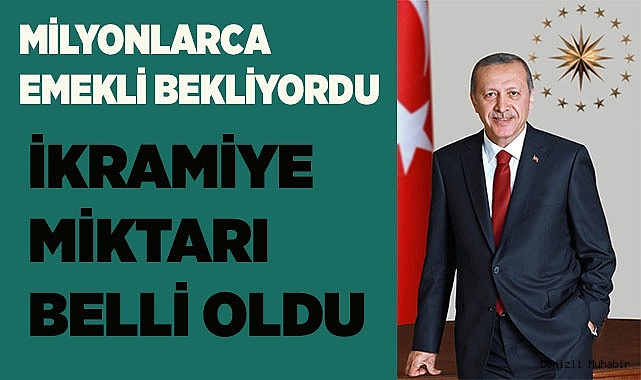 Erdoğan açıkladı: Emekli ikramiyesi 3 bin TL oldu