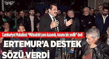 Ertemur’a destek sözü verdi