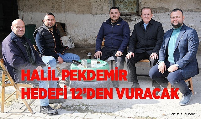 Halil Pekdemir Hedefi 12’den Vuracak