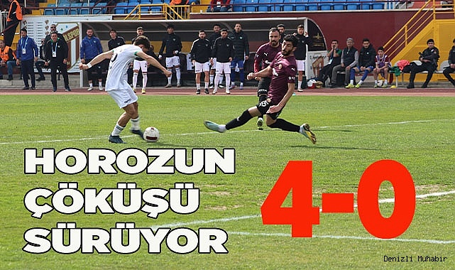 HOROZUN ÇÖKÜŞÜ SÜRÜYOR