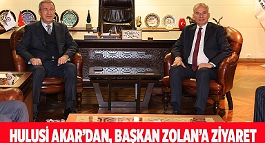 Hulusi Akar’dan, Başkan Zolan’a ziyaret