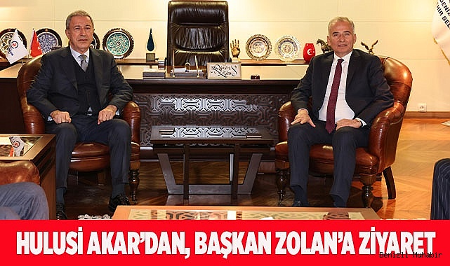 Hulusi Akar’dan, Başkan Zolan’a ziyaret