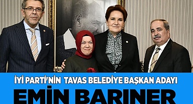 İYİ PARTİ'NİN  TAVAS BELEDİYE BAŞKAN ADAYI EMİN BARINER